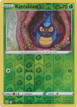 Karrablast 015/172 Reverse Holo brilliant-stars-rh-13
