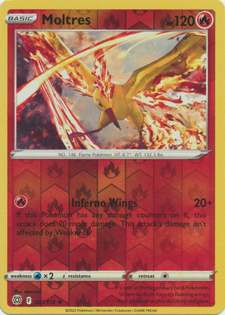 Moltres 021/172 Reverse Holo brilliant-stars-rh-16