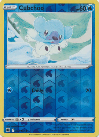 Cubchoo 042/172 Reverse Holo brilliant-stars-rh-32