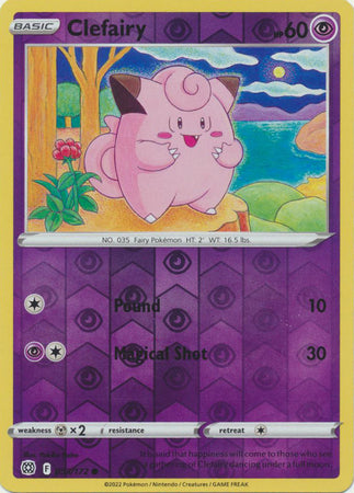 Clefairy 053/172 Reverse Holo brilliant-stars-rh-41