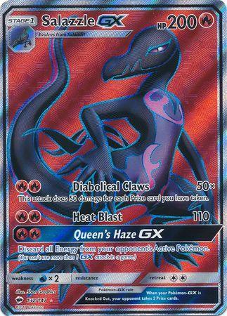 Salazzle GX (Full Art) 132 /147 burning-shadows-132