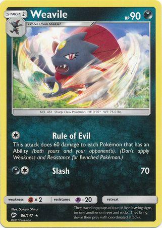 Weavile 86 /147