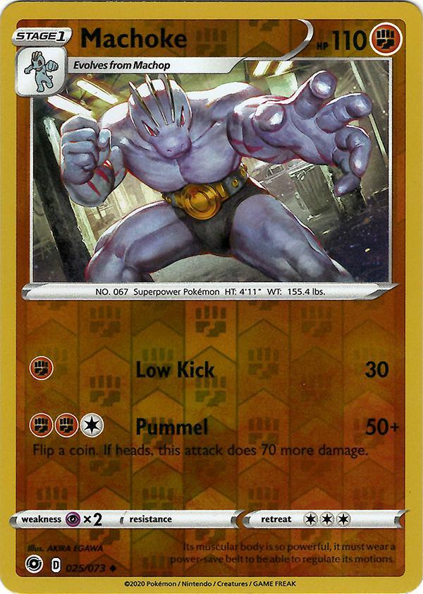 Machoke 25 / 73 Reverse Holo