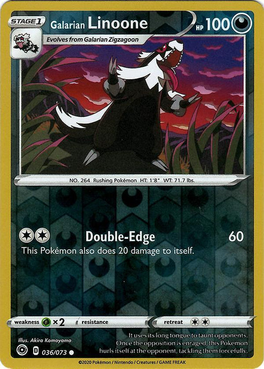 Galarian Linoone 36 / 73 Reverse Holo