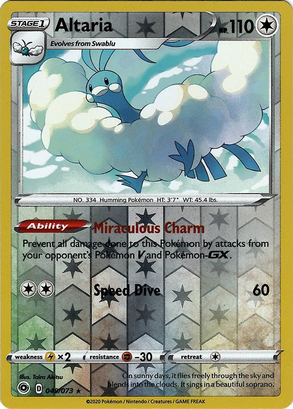 Altaria 49 / 73 Reverse Holo