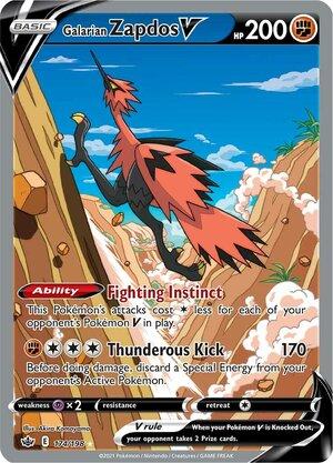Galarian Zapdos V (Alternate Full Art) 174/198