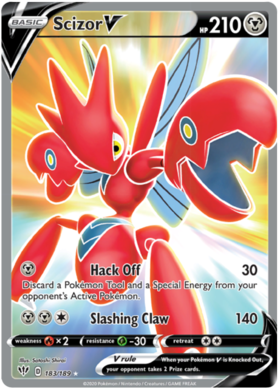 Scizor V 183  /189