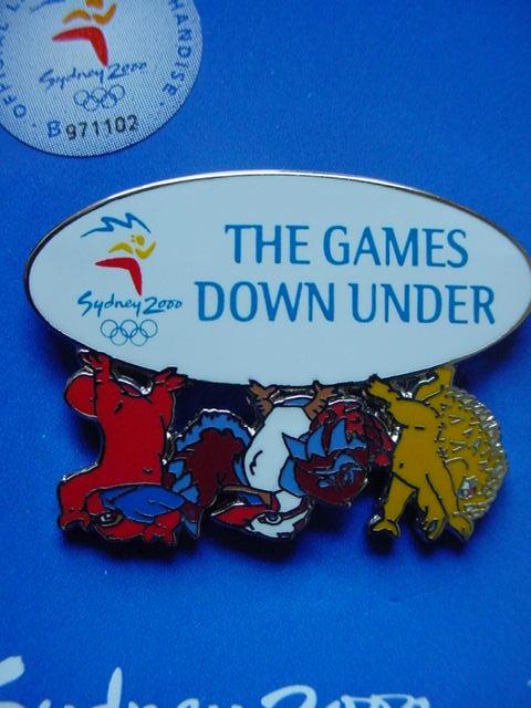 The Games Down Under Pin