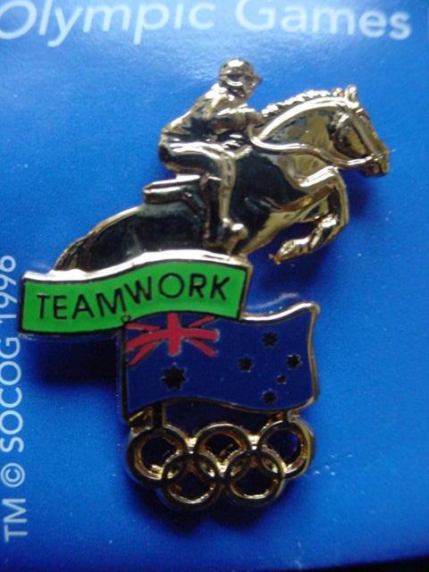 Equestrian Teamwork Pin