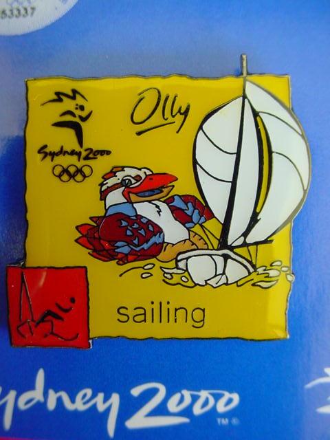 Olly Sailing Olympic Pin