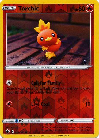 Torchic 022/189 Reverse Holo