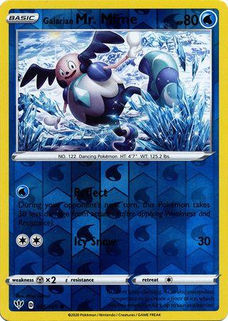 Galarian Mr. Mime 035/189 Reverse Holo