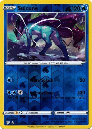 Suicune 037/189 Reverse Holo