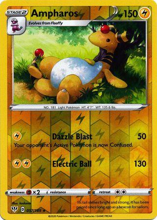 Ampharos 057/189 Reverse Holo