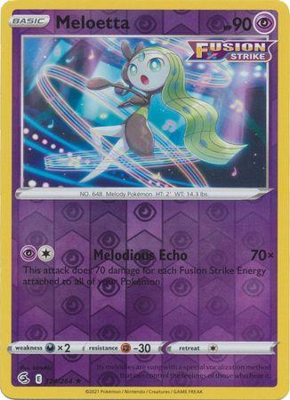 Meloetta 124/264 Reverse Holo fusion-strike-rh-105