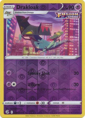 Drakloak 129/264 Reverse Holo fusion-strike-rh-110