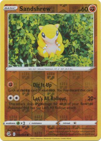 Sandshrew 131/264 Reverse Holo fusion-strike-rh-112