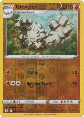 Graveler 136/264 Reverse Holo fusion-strike-rh-117