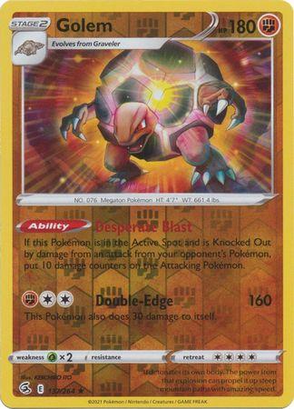 Golem 137/264 Reverse Holo fusion-strike-rh-118