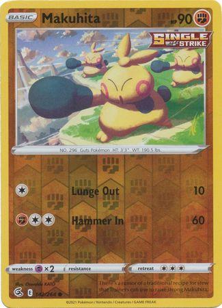 Makuhita 142/264 Reverse Holo fusion-strike-rh-123