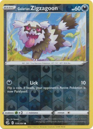 Galarian Zigzagoon 159/264 Reverse Holo fusion-strike-rh-136