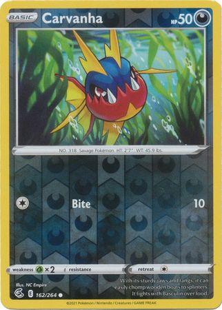 Carvanha 162/264 Reverse Holo fusion-strike-rh-139