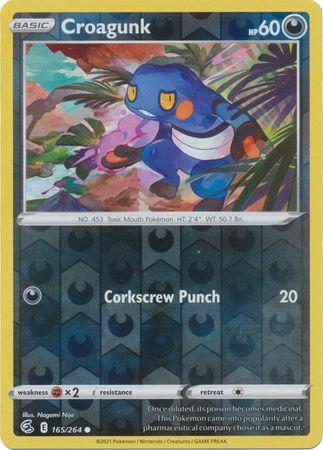 Croagunk 165/264 Reverse Holo fusion-strike-rh-142