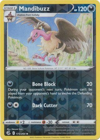 Mandibuzz 173/264 Reverse Holo fusion-strike-rh-150