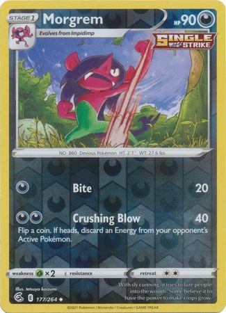 Morgrem 177/264 Reverse Holo fusion-strike-rh-154