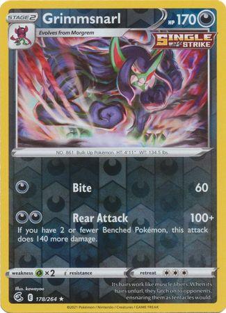 Grimmsnarl 178/264 Reverse Holo fusion-strike-rh-155