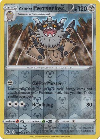 Galarian Perrserker 181/264 Reverse Holo fusion-strike-rh-158
