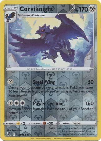 Corviknight 190/264 Reverse Holo fusion-strike-rh-166