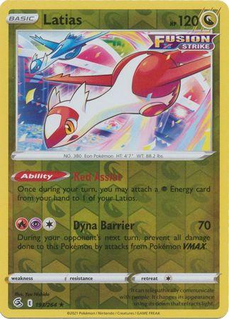 Latias 193/264 Reverse Holo fusion-strike-rh-169