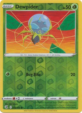 Dewpider 019/264 Reverse Holo fusion-strike-rh-18