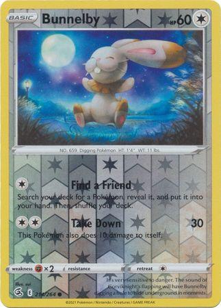 Bunnelby 214/264 Reverse Holo