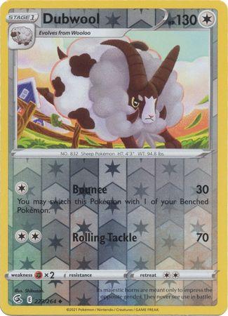 Dubwool 223/264 Reverse Holo fusion-strike-rh-196