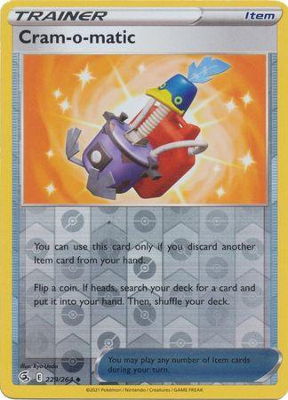 Cram-o-matic 229/264 Reverse Holo fusion-strike-rh-202