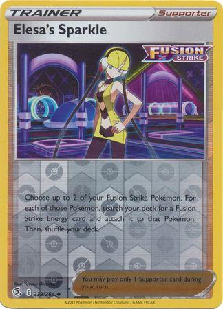 Elesa's Sparkle 233/264 Reverse Holo fusion-strike-rh-206