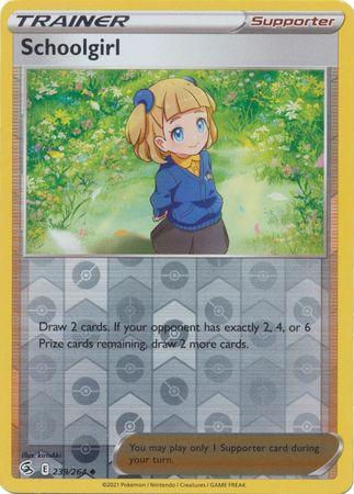 Schoolgirl 239/264 Reverse Holo fusion-strike-rh-212