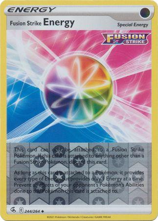 Fusion Strike Energy 244/264 Reverse Holo
