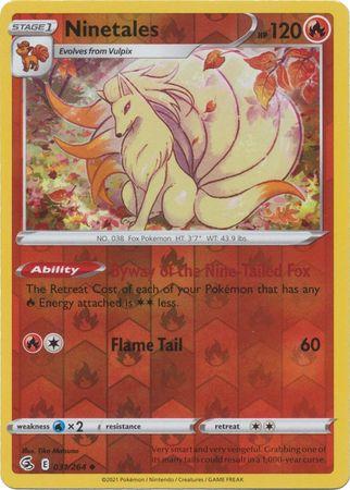 Ninetales (31) 031/264 Reverse Holo fusion-strike-rh-26