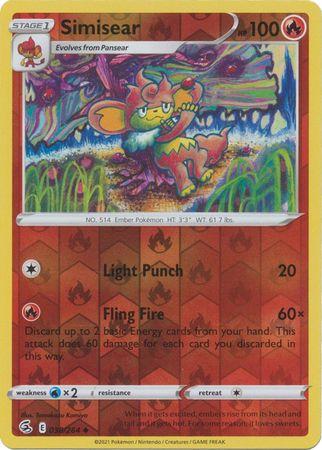 Simisear 038/264 Reverse Holo fusion-strike-rh-33