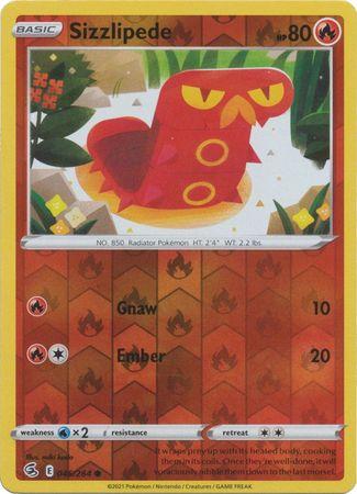 Sizzlipede (46) 046/264 Reverse Holo fusion-strike-rh-36