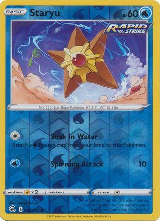 Staryu 052/264 Reverse Holo fusion-strike-rh-42
