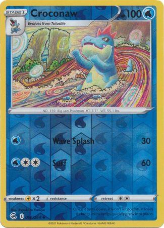Croconaw 056/264 Reverse Holo fusion-strike-rh-46