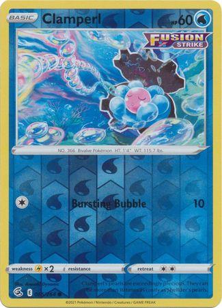 Clamperl 065/264 Reverse Holo fusion-strike-rh-55