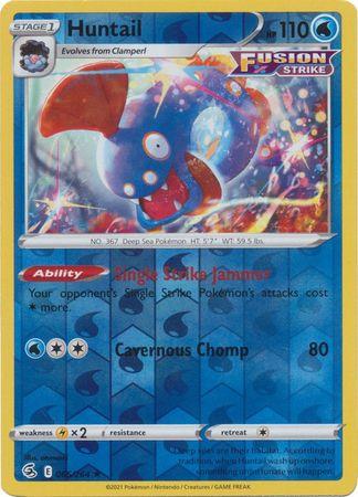 Huntail 066/264 Reverse Holo fusion-strike-rh-56