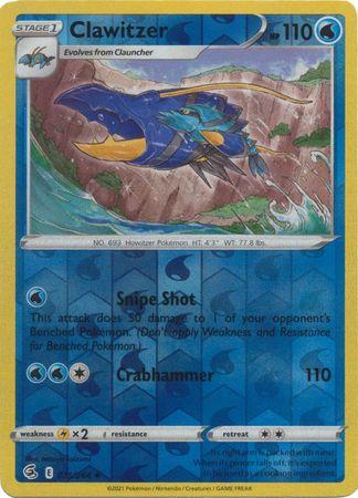 Clawitzer 075/264 Reverse Holo fusion-strike-rh-64