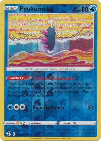 Pyukumuku 077/264 Reverse Holo fusion-strike-rh-65