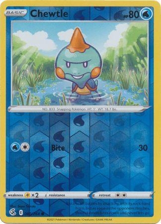 Chewtle 080/264 Reverse Holo fusion-strike-rh-66